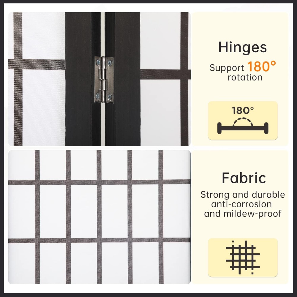 4-Panel Shoji Room Divider, 6F - огляд і ціна Shoji Screen Divider